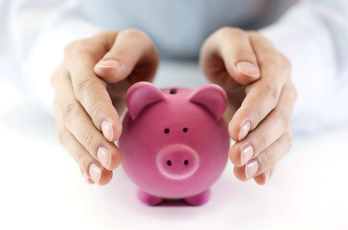 image of pink piggy bank