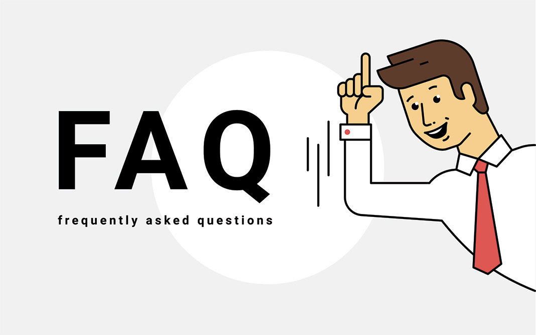 Man smiling -FAQ Frequently Asked Questions